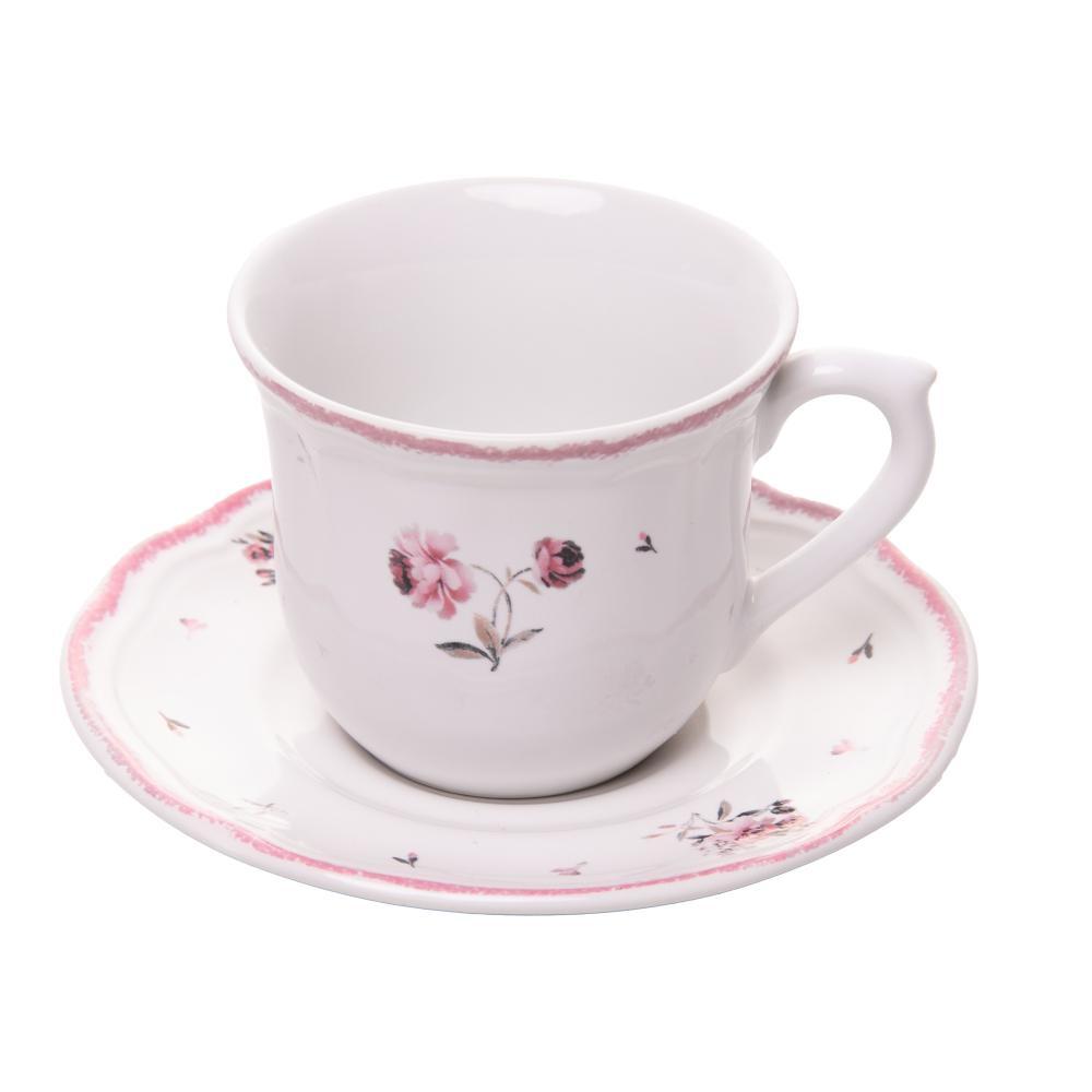 Xícara de Café com Pires Wolff Florescer 90ml Rosa Cerâmica em Oferta na Shopee