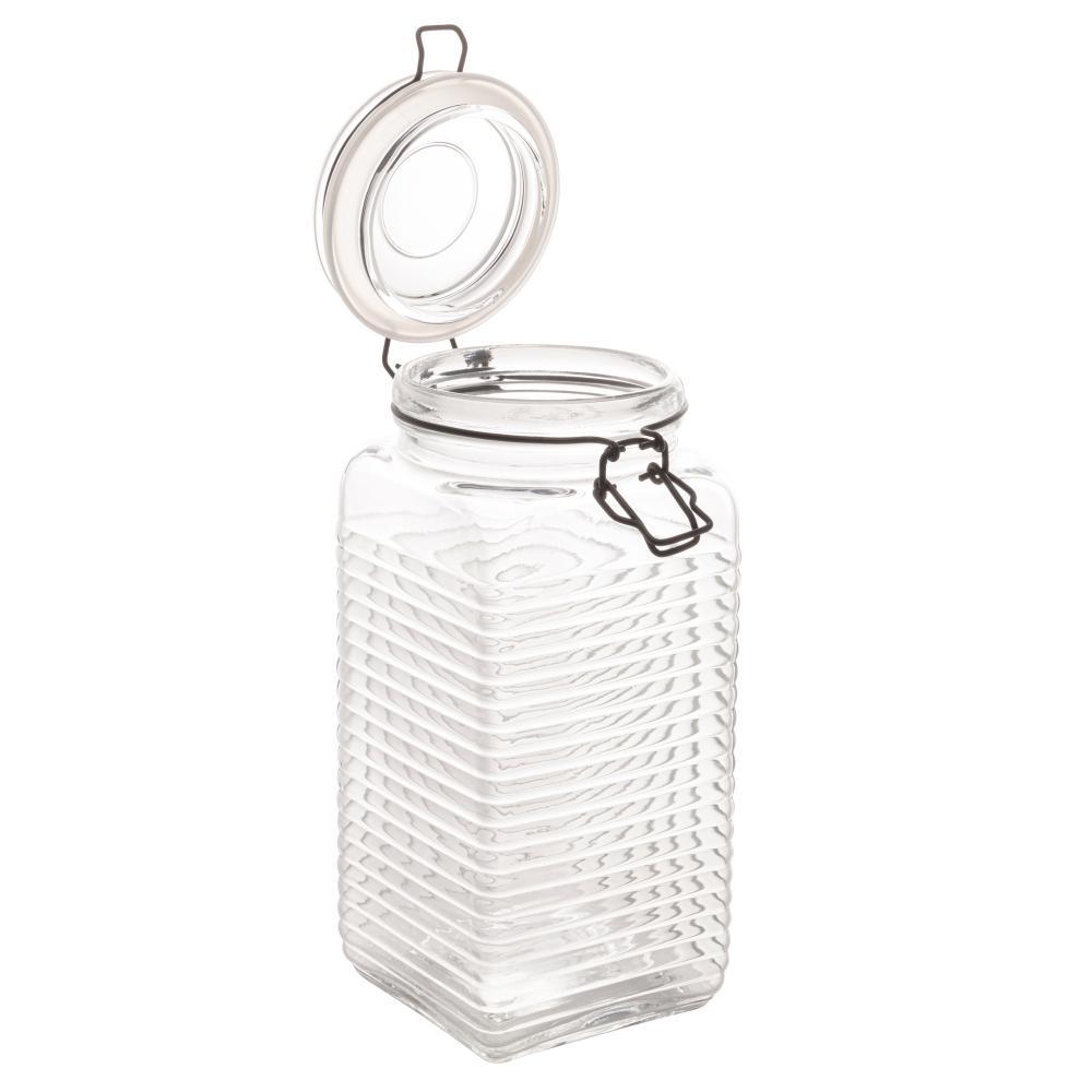 Pote Hermético Lyor de Vidro com Metal Preto 1,780L em Oferta na Shopee