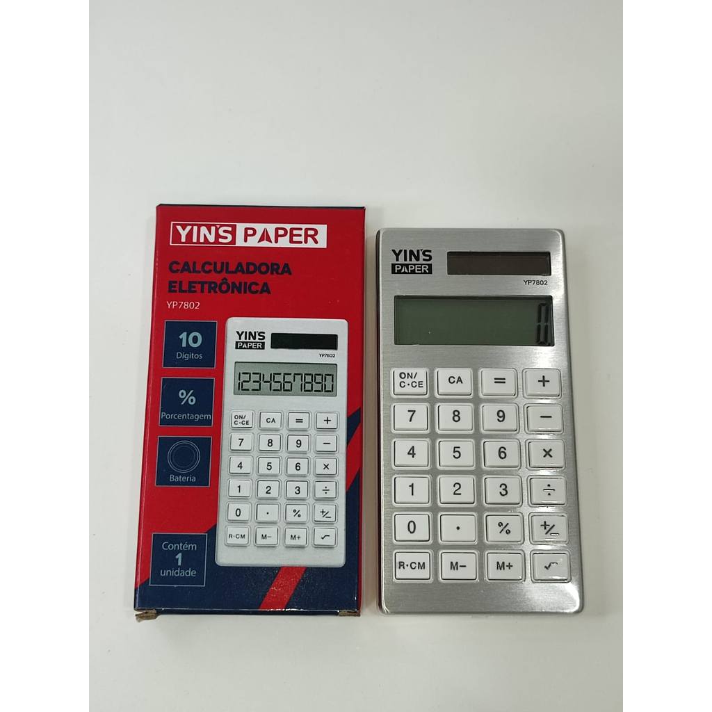 CALCULADORA SIMPLES 10 DIGITOS COM BATERIA