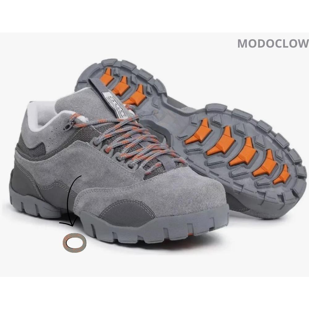 Botinha Masculina Modoclow Bota Palmilha Gel Couro Adventure