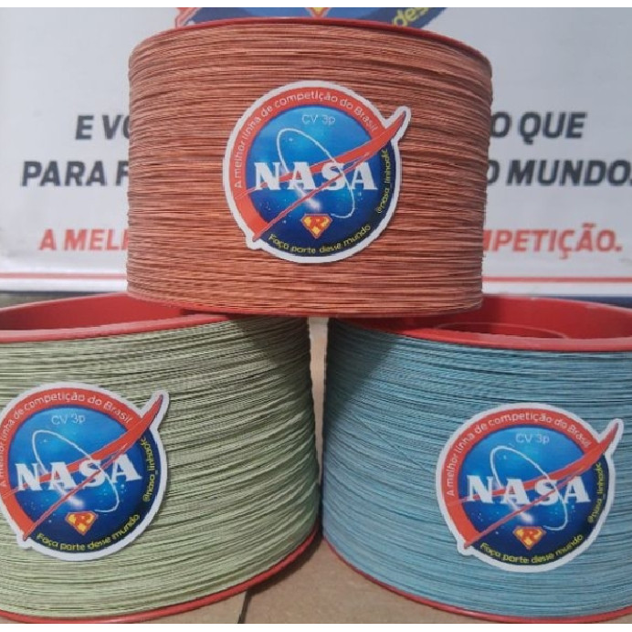linha de pipa 1000 metros N A S A fio 10 3p