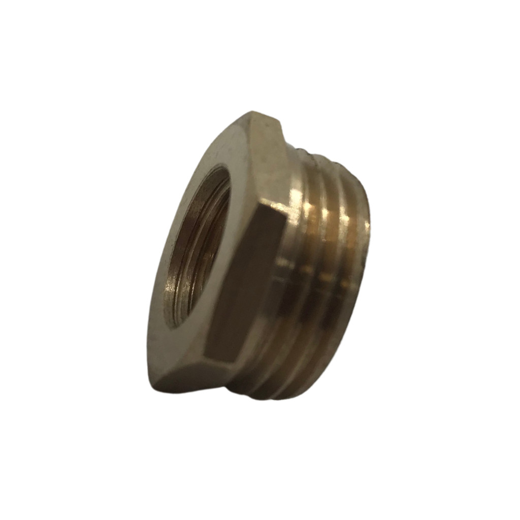 2 peças Bucha com Redução Conexão Latão Rosca 1/2 x 1/8 bsp Adaptação Tubo