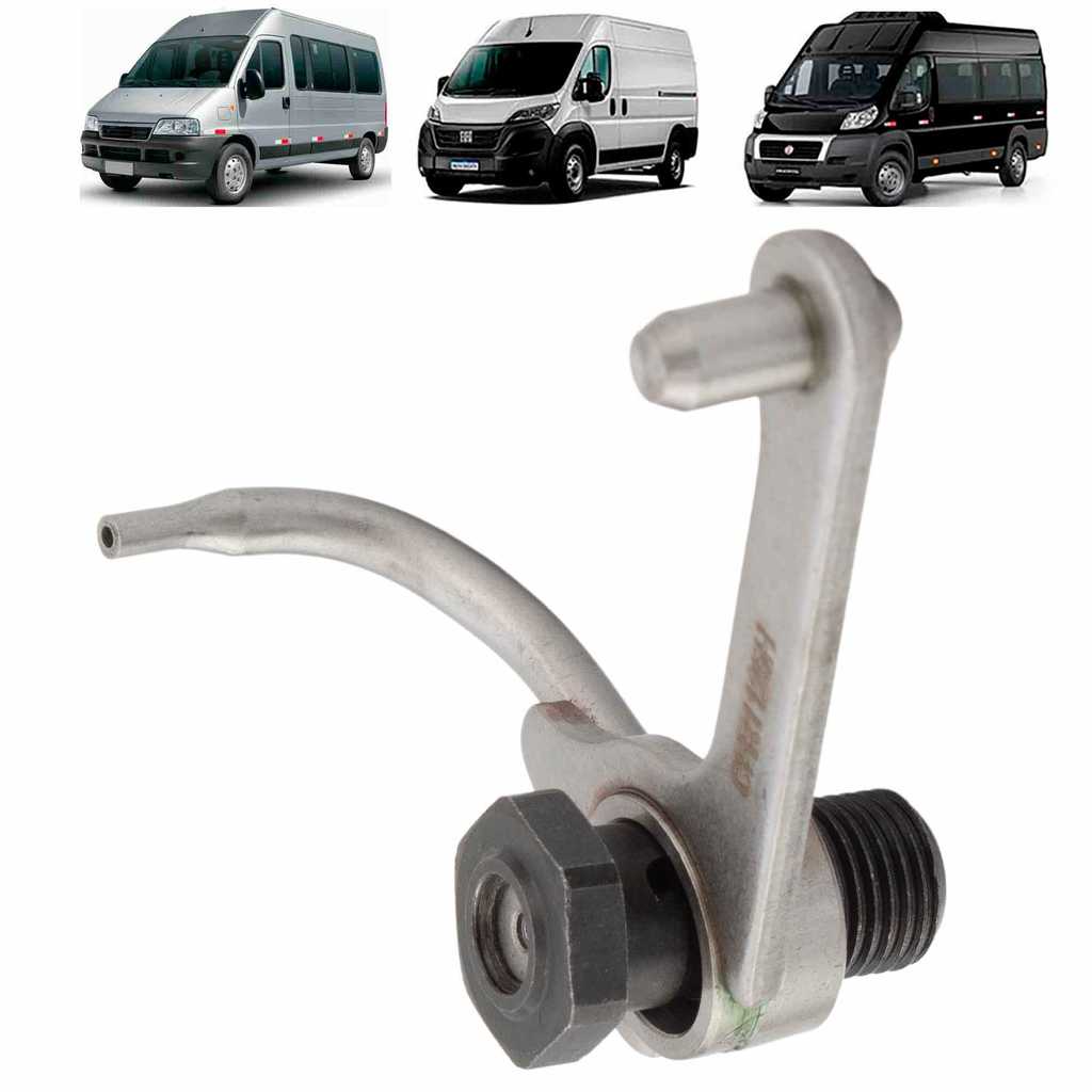 BORRIFADOR INJETOR ÓLEO JET COOLER COM PARAFUSO FIAT DUCATO/PEUGEOT BOXER/CITROEN JUMPER 2.3 16V 2010 A 2017 504386445