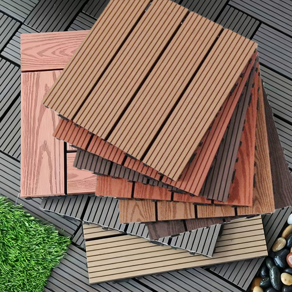 Deck Plástico Piso Modular Textura Madeira Para Banheiro Jardim Box Sacada Piscina Decoração Varanda Vários Estilos em Oferta na Shopee