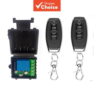 Interruptor De Controle Remoto Universal Para Portão , DC 12V RF 433Mhz , Mini Módulo Receptor De Relé DIY Porta De Gara em Oferta na Shopee