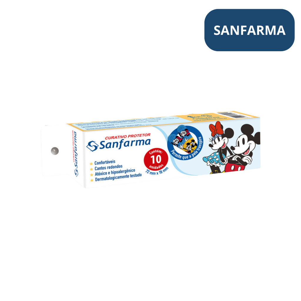 Curativo Band-aid Mickey & Minnie 10 Unidades em Oferta na Shopee