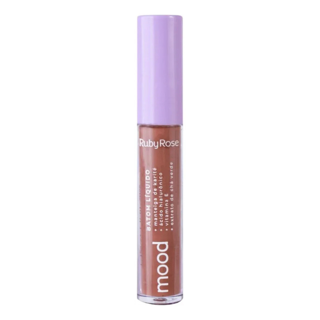 BATOM LABIAL LIQUIDO MOOD HB566S13 INTEREST RUBY ROSE em Oferta na Shopee