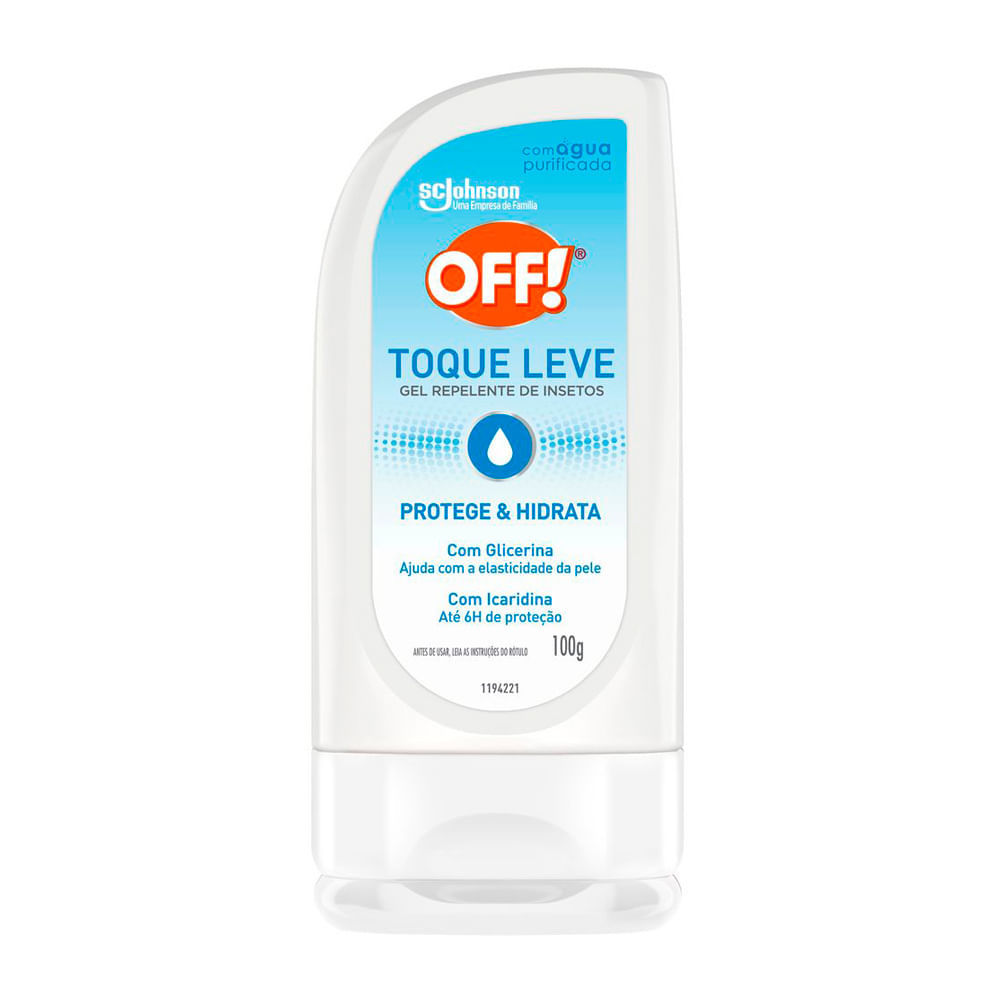 Gel Repelente de Insetos Off! Toque Leve Protege e Hidrata 100g em Oferta na Shopee