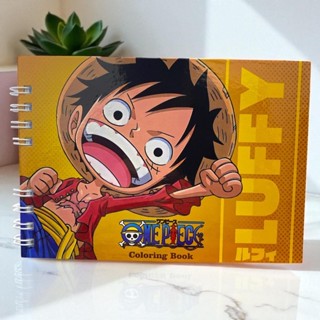 Livro De Colorir One Piece Anime 50 Folhas 180g Capa Dura em Oferta na Shopee