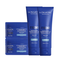 Kit Lowell It Blond Shampoo Máscara Extra (4 produtos)