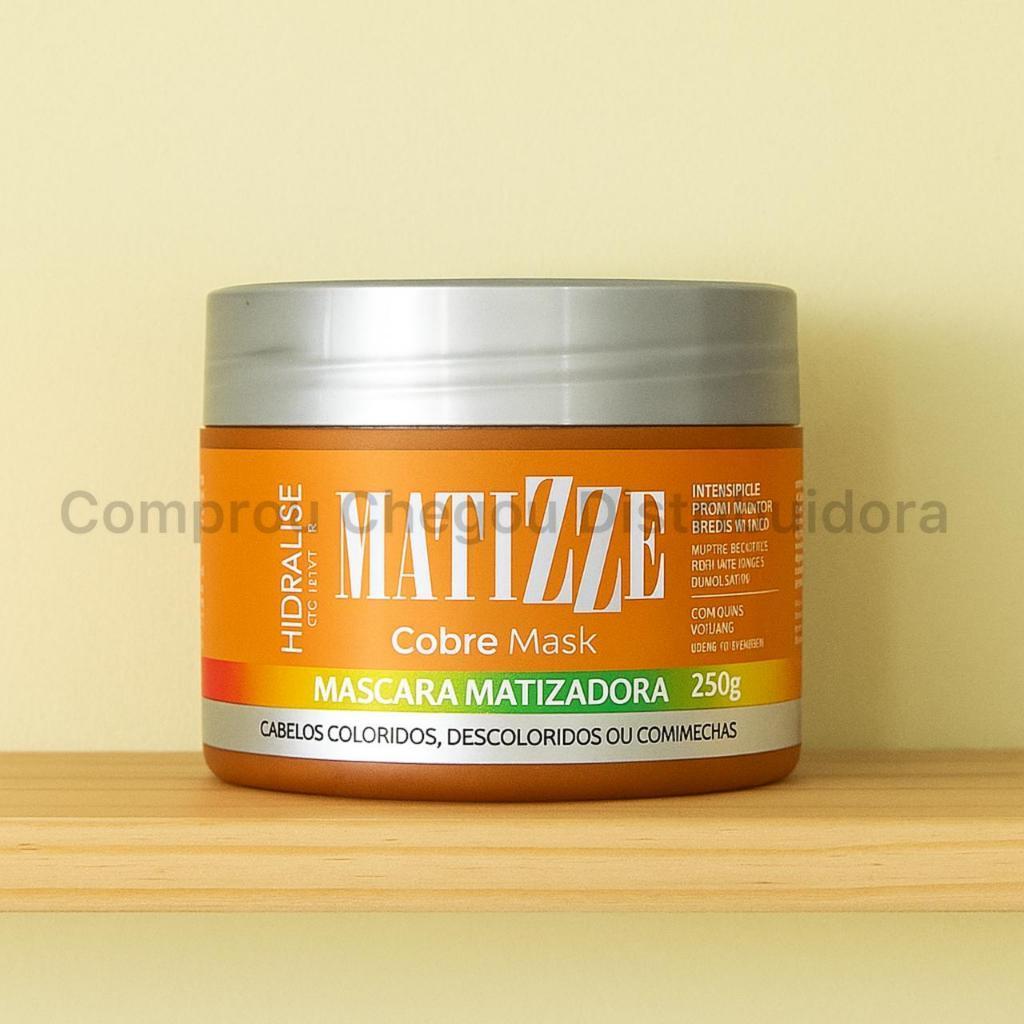 Máscara Tonalizante Matizadora RUIVO COBRE HIDRALISE Ultra Rápida 03 minutos Matizze 100% NATURAL — imagem 2 de 2