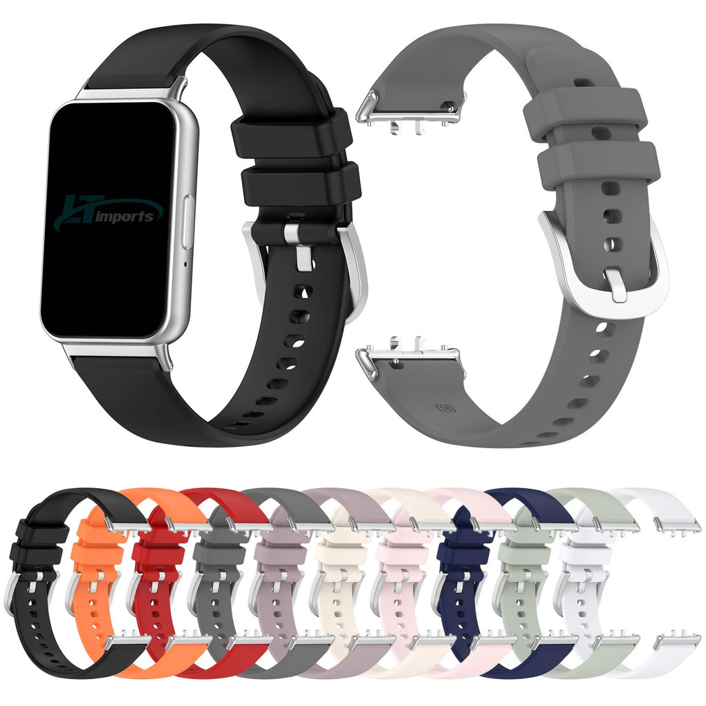Pulseira Silicone Classica LTimports compativel com Samsung Galaxy Fit 3 Sm-R390