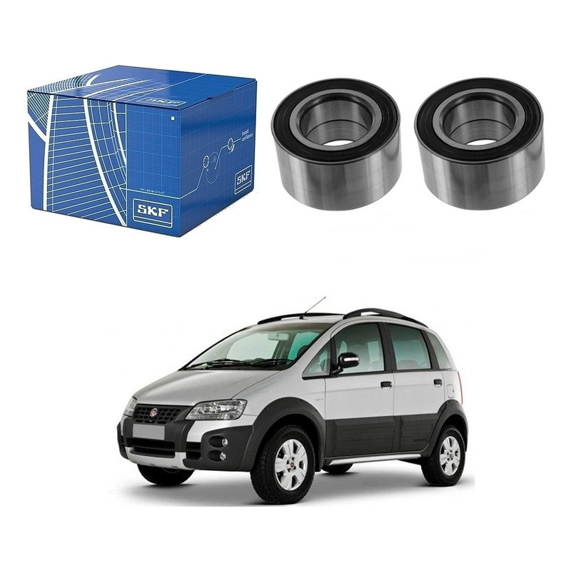Par Rolamento Roda Dianteiro Skf Idea Adventure 1.8 2006 A 2010