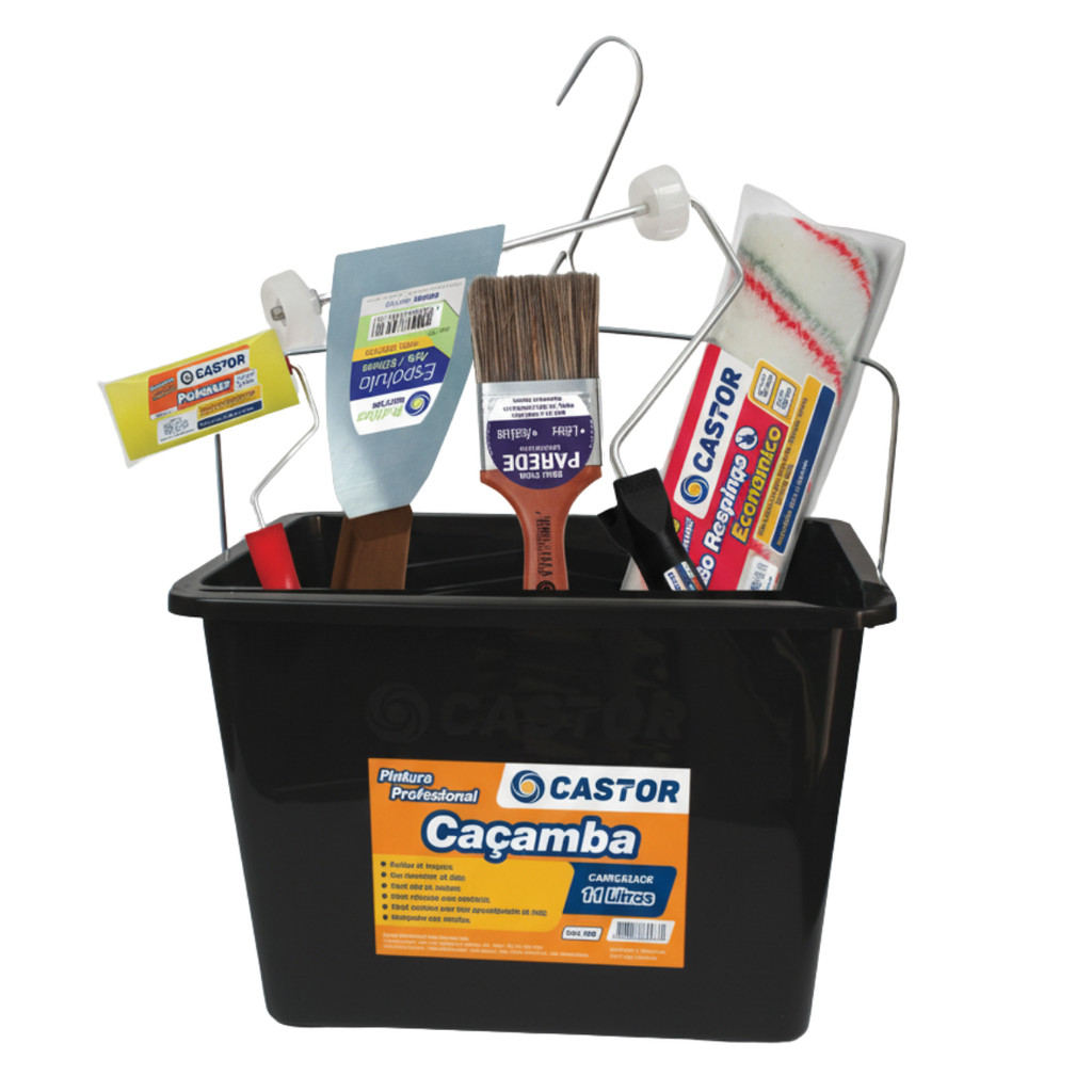 Kit Fresh Balde/Caçamba Não Respinga 6 Peças - Castor em Oferta na Shopee