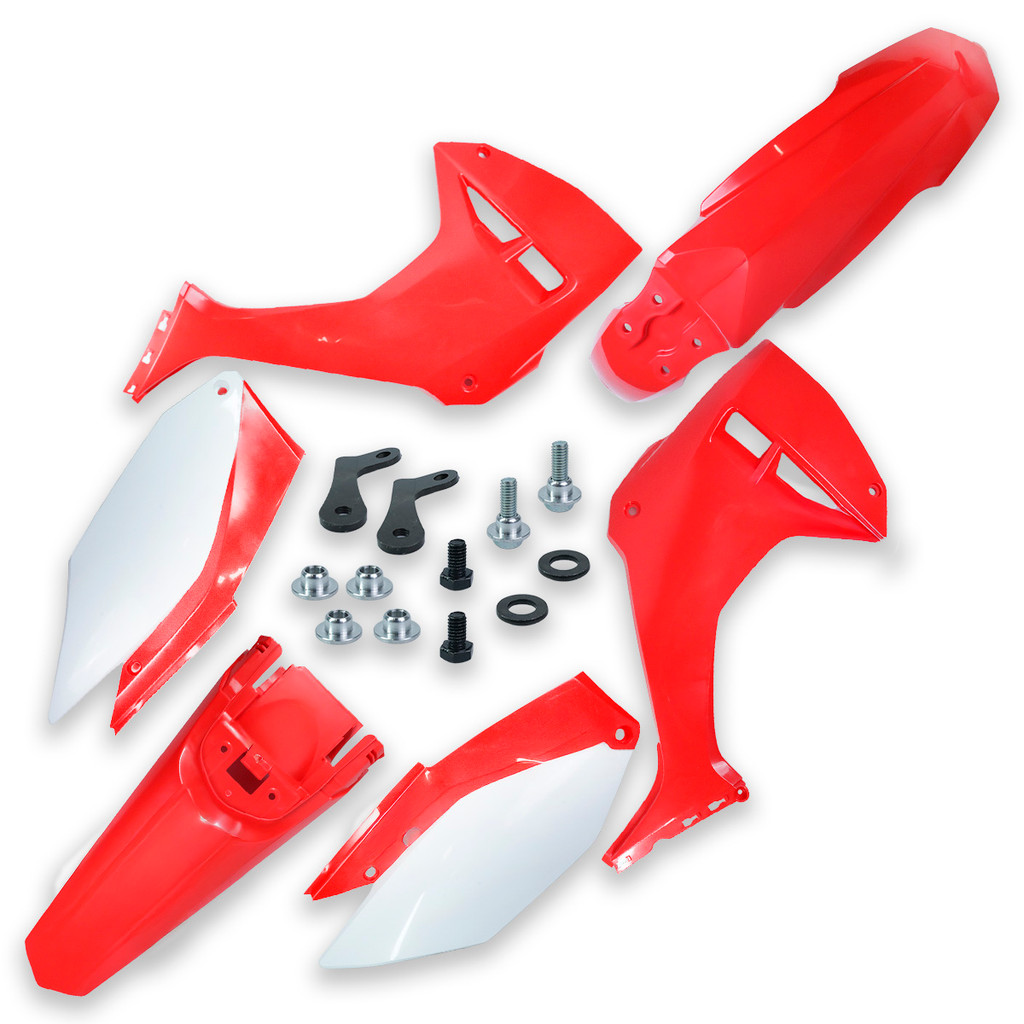 Kit Plástico Carenagem Roupa Biker My26 Honda Crf 250f Crf 300f Trilha Enduro Motocross