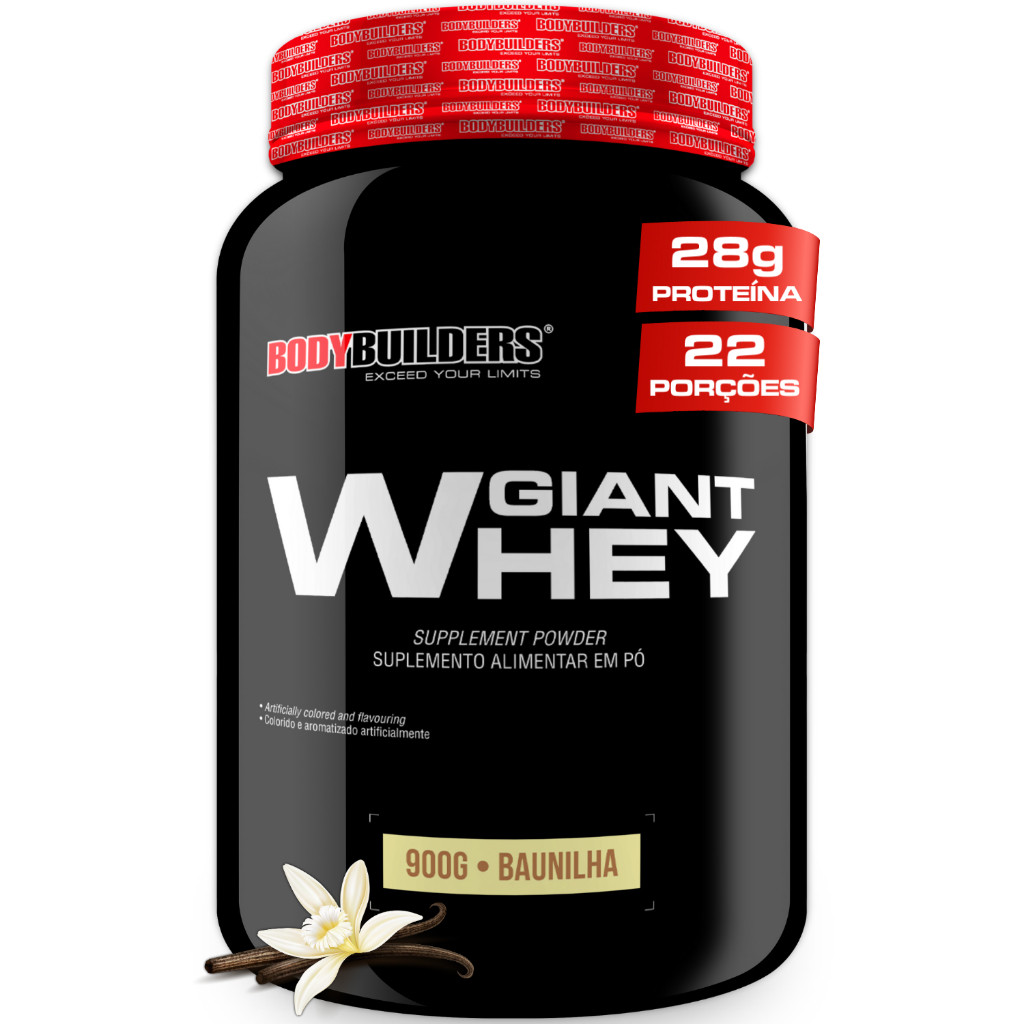 Giant Whey 900g - Whey Protein Concentrado - Bodybuilders