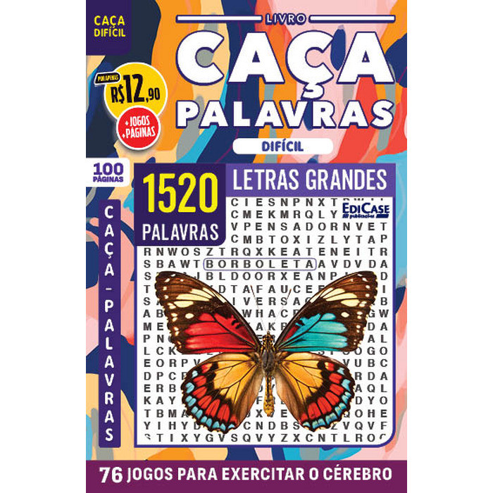 Livro Caça-Palavras ed.114 - 100 págs. - Difícil