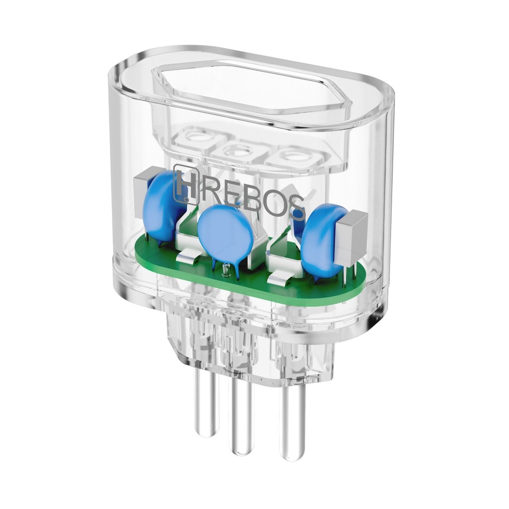 Protetor Contra Surtos Elétricos 3 Pinos 20A Bivolt Hrebos AD-701