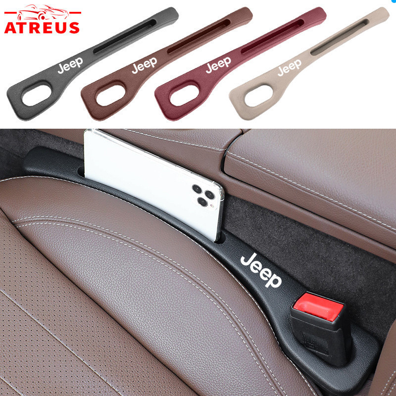 Veda Fresta Lateral de Banco para Jeep – Protetor Anti-Queda entre Banco e Console em PU Preto em Oferta na Shopee