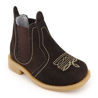 Bota Botina Texana Infantil Zíper Lateral Country Envio Imediato Pronta Entrega Confortável Couro em Oferta na Shopee