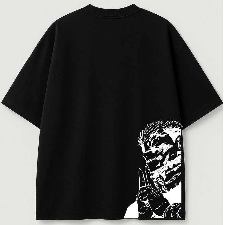 CAMISA OVERSIZED ITADORI MINIMALISTA ANIME JUJUTSU KAISEN CAMISA TREINO ACADEMIA SHOPPING CAMISA LARGA OTAKU FEMININA
