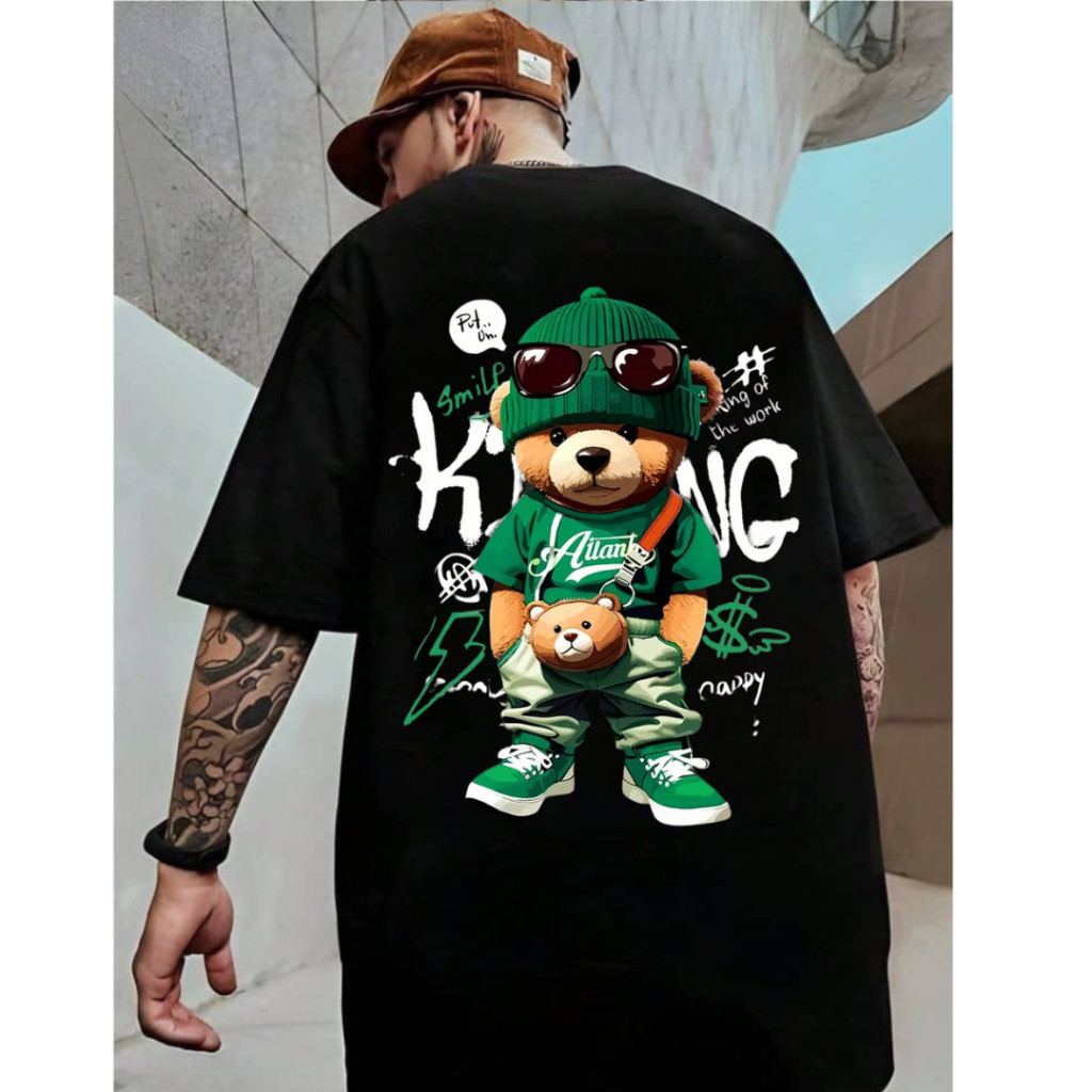 Camiseta  Oversized confortavel Camiseta Oversized Preta Masculina 100% Algodão Streetwear Treino Esportes Academia Conf
