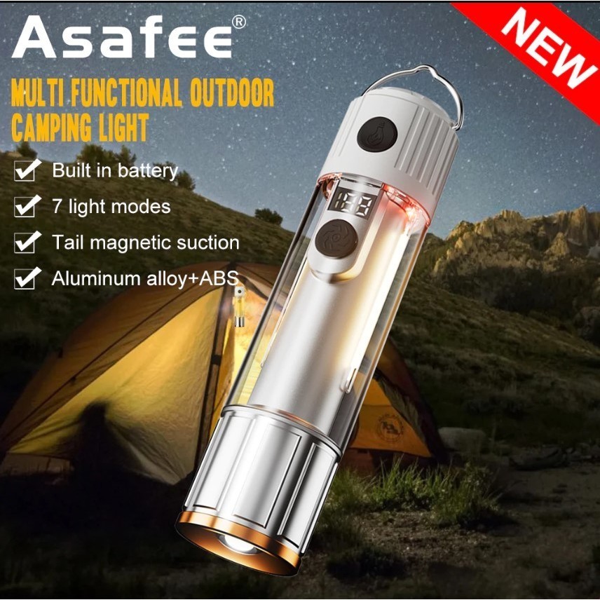 Lanterna LED Recarregável Super brilhante Modelo Tocha Portátil Para Camping Com Alto Brilho em Oferta na Shopee