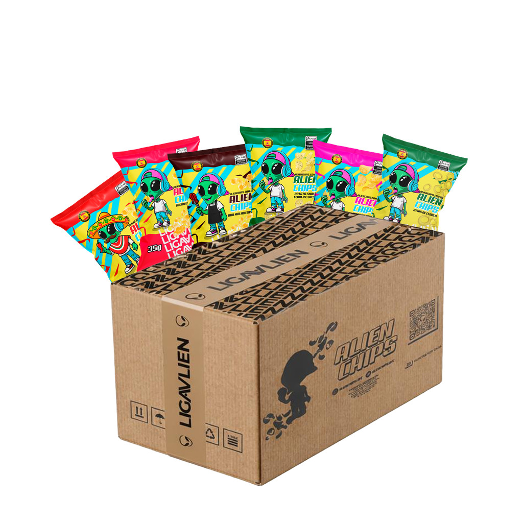Kit Salgadinho Alien personalize do seu jeito