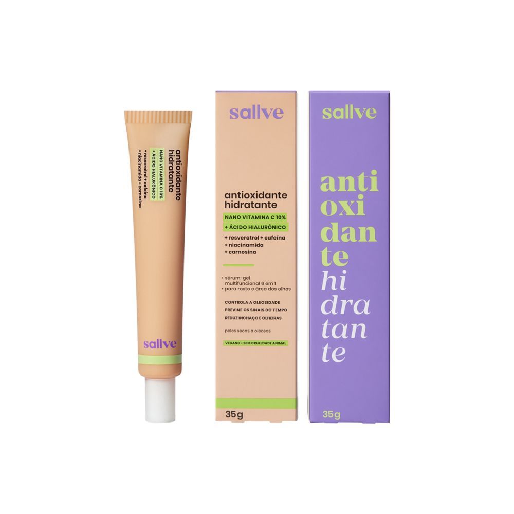 Antioxidante Hidratante Sallve Vegano 35G em Oferta na Shopee