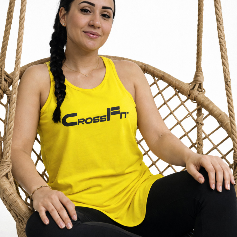 Blusa Feminina Regata Esportiva tec Mellange)Academia Caminhada  -cores-academia EST05