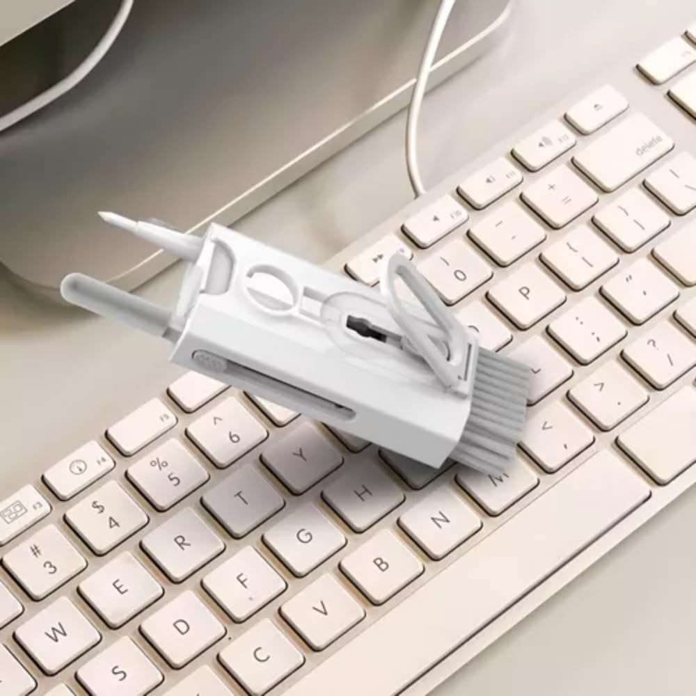 Kit Escovas Limpeza Teclado Cantos Fone Celular Notebook Tablet Botões Suporte Precisão