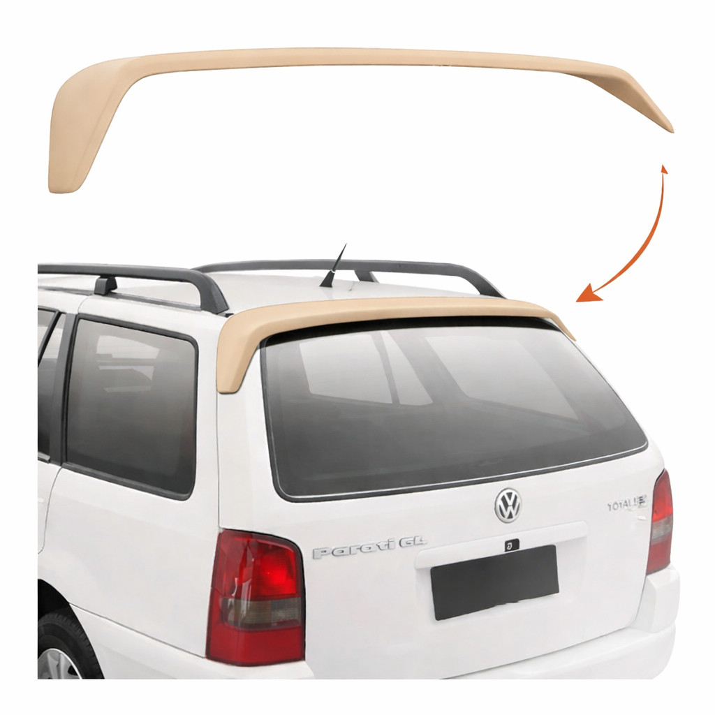 Aerofólio Parati 1996 a 2005 CL GL GLS Atlanta GTI Para Pintura Sem Break Light
