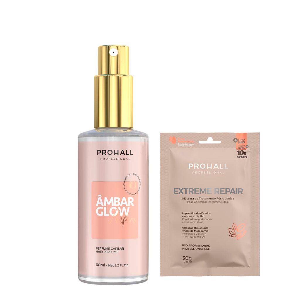 Perfume Capilar Ambar Glow Intense parfum 60ml Prohall