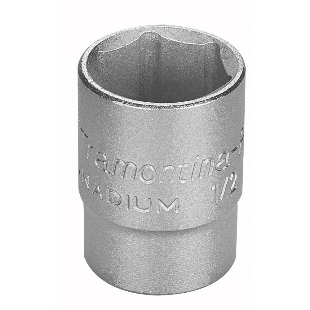 Soquete sextavado 17 mm encaixe 1/2" aço cromo vanádio - Tramontina