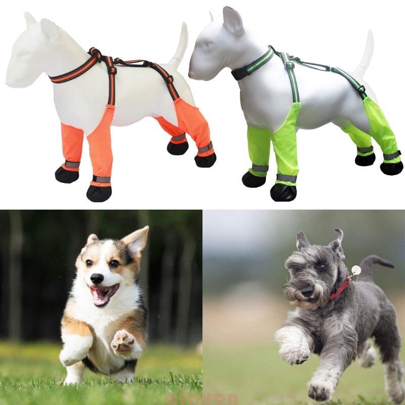 Antiderrapante Pet Dog Boot Suspensórios Bota Ar À Prova D Sapatos Para Animais Estimação