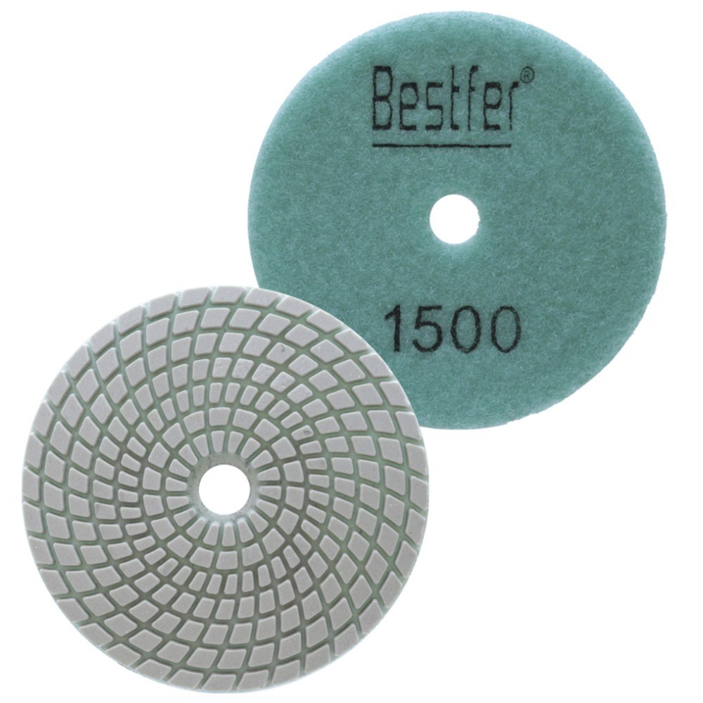 Disco de lixa diamantado costado em pluma 4" grão 1500 - BFH3300 - Bestfer