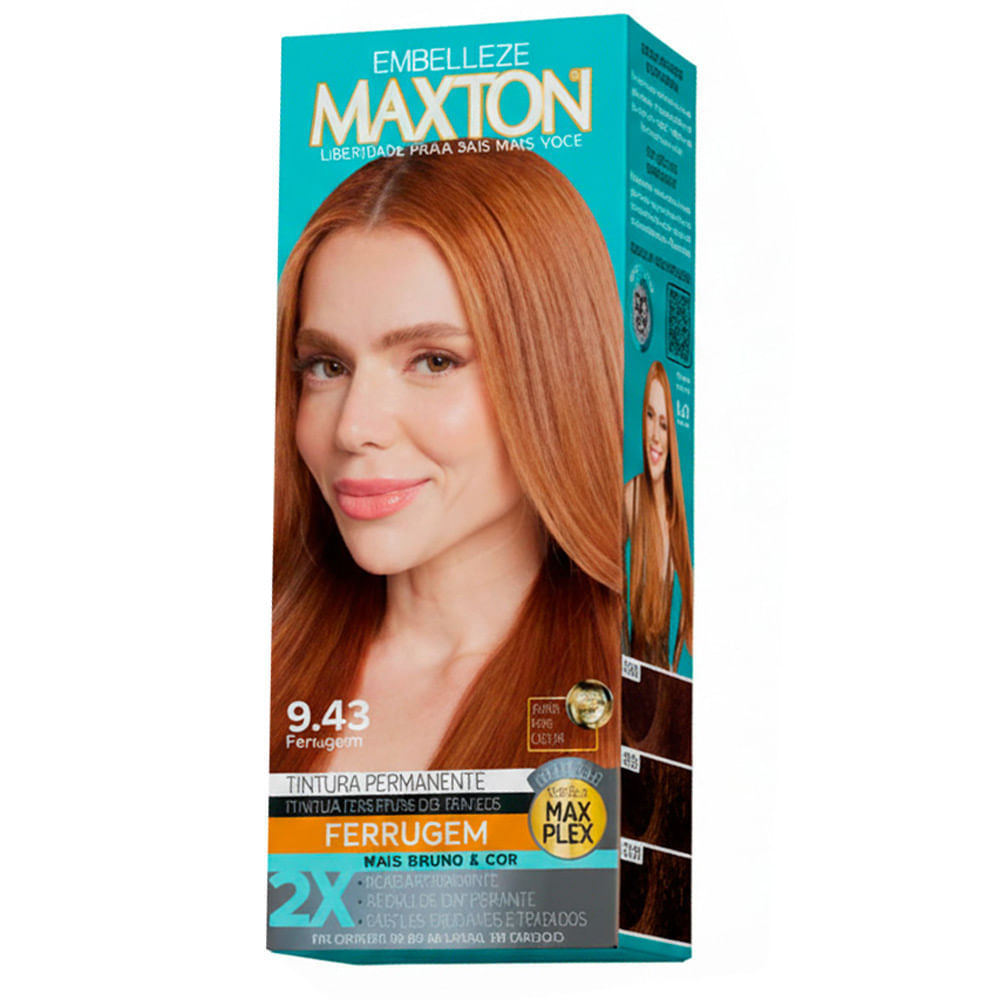 Tintura Permanente Maxton Trendy Cor Ferrugem 9.43