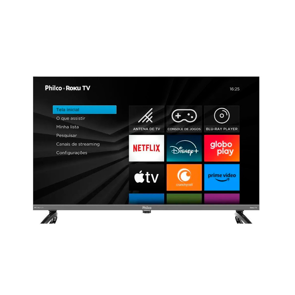 Smart Tv 43'' Philco Roku Tv Hdr10 Dolby Áudio P43kra