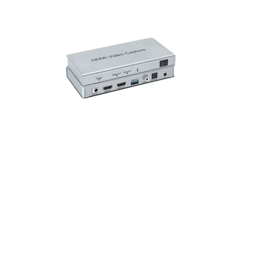 Placa De Captura Hdmi Vídeo 1080p 4k Usb 3.0 Com Fibra 60hz