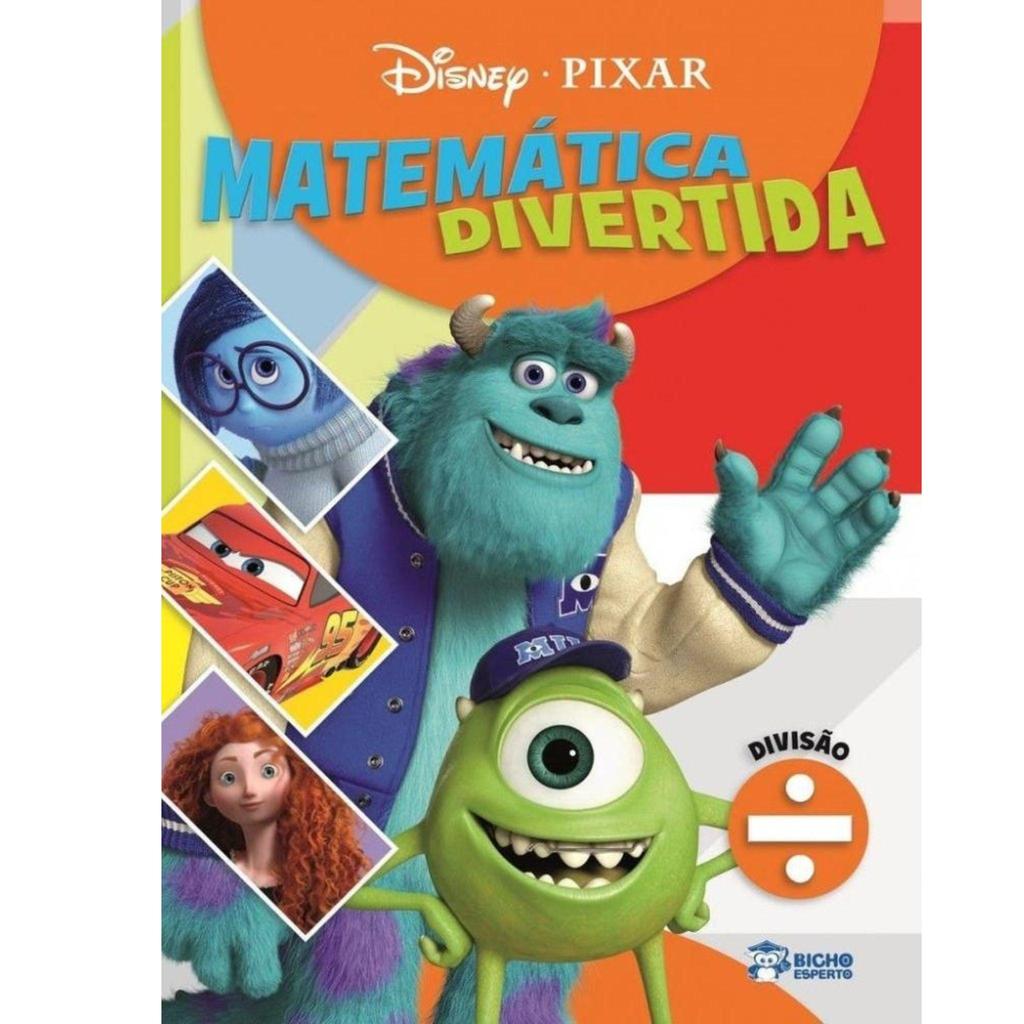 Matemática Divertida Disney - Pixar - Divisão em Oferta na Shopee