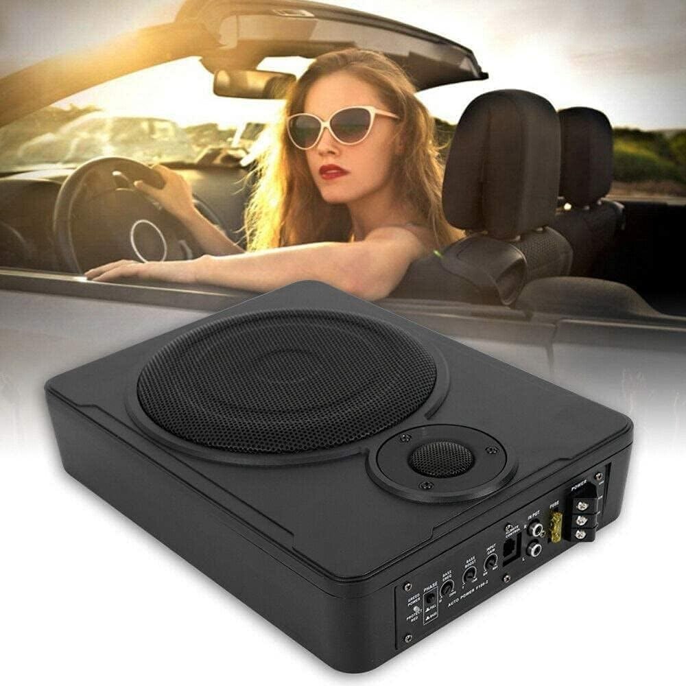 Subwoofer Automotivo de 8 Polegadas com Potência de 600W, Som de Alto Desempenho, Corpo Durável em Aço Inoxidável e Diss
