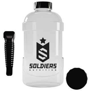 Galão de Água 1,8L Soldiers Nutrition Preto Acessório Academia Hidratação Esportiva em Oferta na Shopee