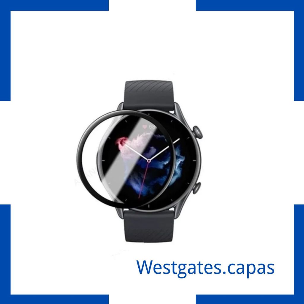 Película Nano gel E 3d p/Smartwatch Para Amazfit GTR 3/ GTR3 pro/GTR 4