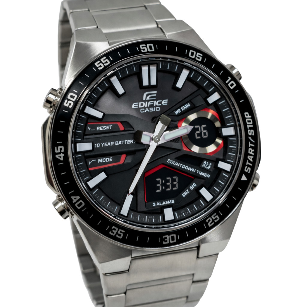 Relógio Casio Analógico e Digital Edifice Masculino EFV-C110D-1A4VDF