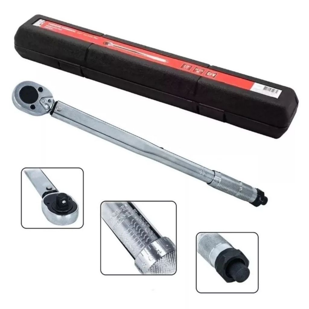 TORQUIMETRO DE ESTALO  MINI P/ SOQUETE 1/2 28-210 NM 2,9KG A 21,4KG