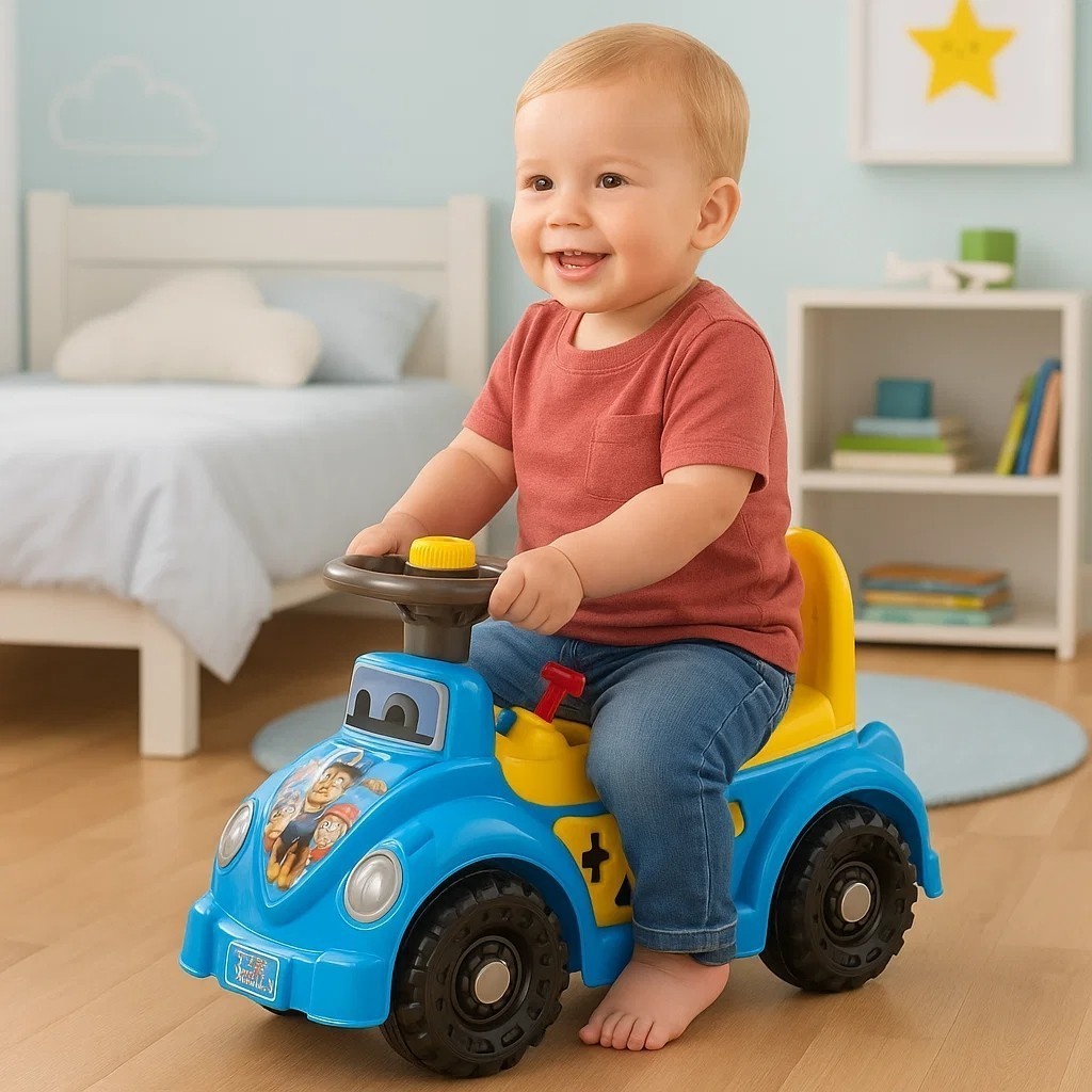 Andador infantil princesa dog azul ketokinha carrinho empurrar buzina rosa vermelho brinquedo kids