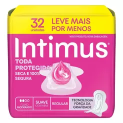 Absorvente Intimus Tripla Proteção Suave Com Abas 32un.