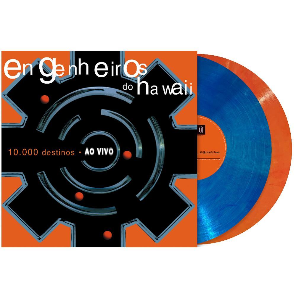 Vinil Engenheiros do Hawaii - 10.000 Destinos Ao Vivo 2000 (2LP) em Oferta na Shopee