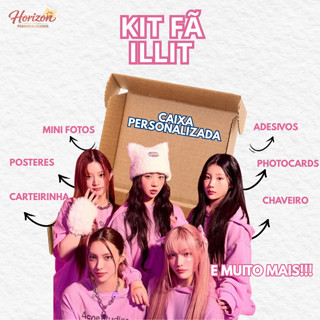 KIT FÃ ILLIT PERSONALIZADO - KPOP GLLIT POSTER PHOTOCARD CHAVEIROS E MUITO MAIS em Oferta na Shopee