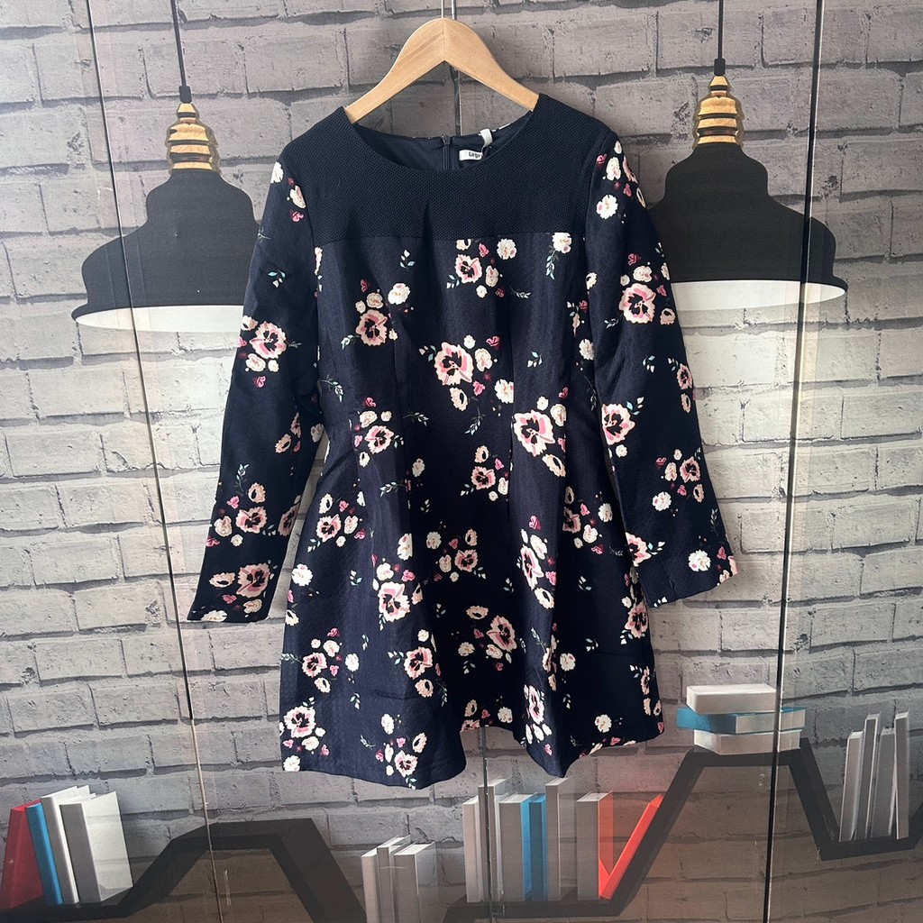 Busto 88 cintura 74 roupas comprimento 80 impresso manga longa vestido de primavera feminino pequenas roupas femininas B